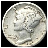 1926 Mercury Dime LIGHTLY CIRCULATED