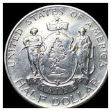 1920 Silver Maine Centennial Half Dollar UNCIRCULA