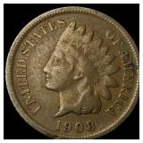 1908-S Indian Head Cent NICELY CIRCULATED