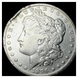 1896-S Silver Morgan Dollar LIGHTLY CIRCULATED
