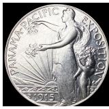1915-S Silver Panama-Pacific Half Dollar CLOSELY U