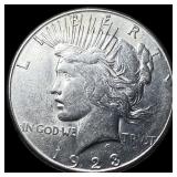 1923 Silver Peace Dollar CLOSELY UNCIRCULATED