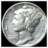 1930 Mercury Dime CLOSELY UNCIRCULATED
