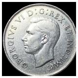 1947 Canada Silver 50 Cents CLOSELY UNCIRCULATED