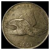1857 Flying Eagle Cent CLOSELY UNCIRCULATED