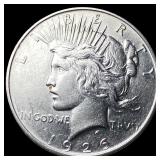 1926-D Silver Peace Dollar NEARLY UNCIRCULATED