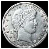 1915 Barber Silver Quarter HIGH GRADE