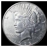 1922 Silver Peace Dollar UNCIRCULATED