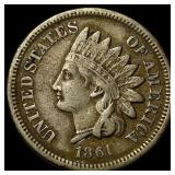 1861 Indian Head Cent NEARLY UNCIRCULATED