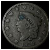 1829 Large Cent LIGHTLY CIRCULATED