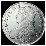 1831 Capped Bust Half Dollar CLOSELY UNCIRCULATED