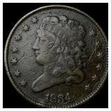 1834 Classic Head Half Cent CLOSELY UNCIRCULATED