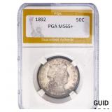 1892 Barber Half Dollar PGA MS65+