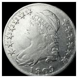1809 Capped Bust Half Dollar LIGHTLY CIRCULATED