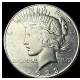 1923 Peace Silver Dollar NEARLY UNCIRCULATED