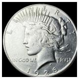 1926-S Silver Peace Dollar CLOSELY UNCIRCULATED