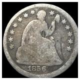1856 Seated Liberty Half Dime NICELY CIRCULATED