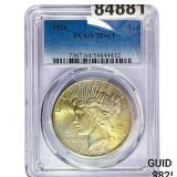 1926 Silver Peace Dollar PCGS MS64