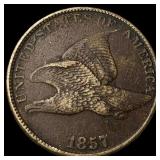 1857 Flying Eagle Cent CLOSELY UNCIRCULATED
