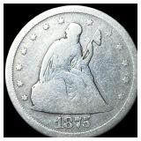 1875-S Silver Twenty Cent Piece NICELY  CIRCULATE