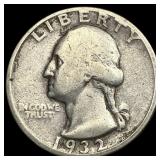 1932-D Silver Washington Quarter LIGHTLY CIRCULATE
