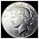 1928 Peace Silver Dollar CHOICE AU