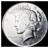 1927 Peace Silver Dollar CLOSELY UNCIRCULATED