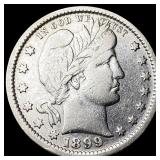 1899 Silver Barber Quarter CLOSELY UNCIRCULATED