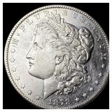 1878 Silver Morgan Dollar CLOSELY UNCIRCULATED