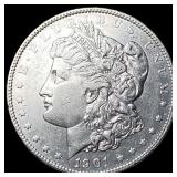 1901 Silver Morgan Dollar CLOSELY  UNCIRCULATED