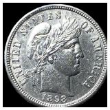 1898-S Silver Barber Dime CHOICE AU