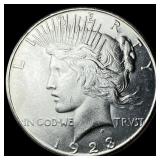 1923-S Silver Peace Dollar CHOICE BU