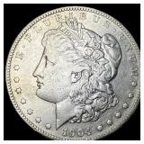1904-S Silver Morgan Dollar NEARLY UNCIRCULATED