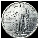 1917 Type 1 Standing Liberty Quarter ABOUT  UNCIR