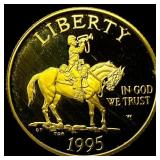 1995-W Gold $5 Civil War Commemorative GEM PROOF