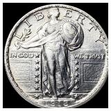 1918-S Silver Standing Liberty Quarter UNCIRCULATE