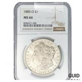 1885-O Morgan Silver Dollar NGC MS66