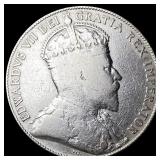 1910 Canada Silver 50 Cents NEARLY UNCIRCULATED