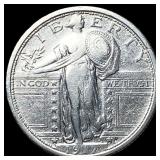 1917-S Type 1 Standing Liberty Quarter NEARLY  UN