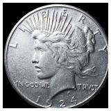 1924-S Peace Silver Dollar CLOSELY  UNCIRCULATED