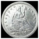 1854 Arrows Seated Liberty Quarter CLOSELY  UNCIR