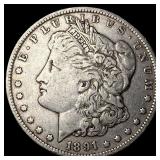 1891-O Silver Morgan Dollar NEARLY UNCIRCULATED