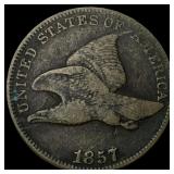 1857 Flying Eagle Cent LIGHTLY CIRCULATED