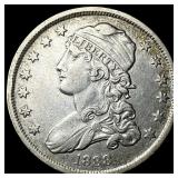 1838 Capped Bust Quarter CLOSELY UNCIRCULATED