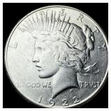 1922-S Silver Peace Dollar CLOSELY UNCIRCULATED