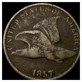 1857 Flying Eagle Cent LIGHTLY CIRCULATED