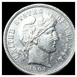 1904-S Silver Barber Dime UNCIRCULATED