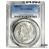 1885-O Morgan Silver Dollar PCGS MS65