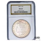 1899 Morgan Silver Dollar NGC MS64