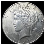 1927-S Silver Peace Dollar CLOSELY UNCIRCULATED